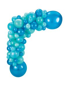 75 Piece Aqua Balloon Garland Kit