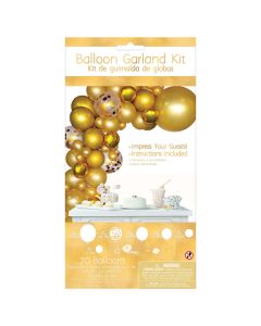 76 Piece Balloon Garland Kit Gold