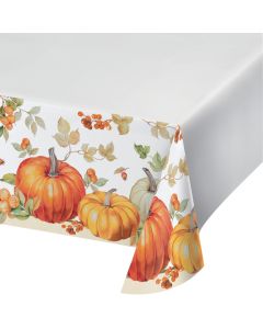 Pumpkin Harvest Paper Tablecover