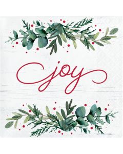 Joyful Greetings Paper Beverage Napkin