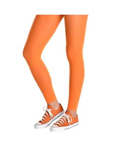 Adult Orange Footless Tights