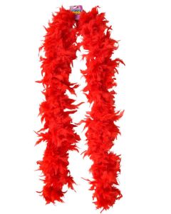 70 Gram 72 Inch Feather Boa Red
