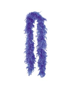 70 Gram 72 Inch Feather Boa Blue