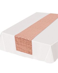 Sequined Table Runner Rose Gold