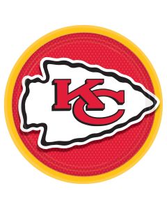 Kansas City Chiefs 9" Round Plates