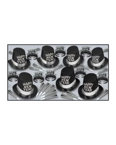 Black Tie New Year's Eve Assortment for 50 in Silver
