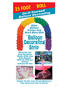 The Original Balloon Decorating Strip - 25 Ft Roll