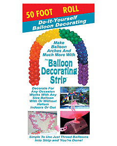The Original Balloon Decorating Strip - 50  ft. roll