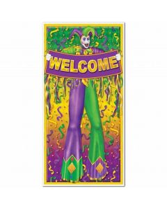 Mardi Gras Door Cover