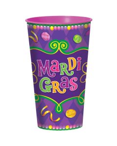 Mardi Gras 32 ounce Plastic Party Cup