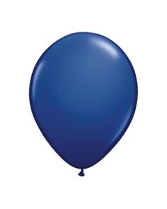 Navy Balloons  12 pack unfilled