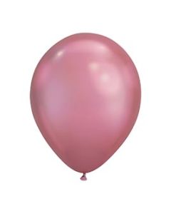 Chrome Mauve Balloons  12 pack unfilled