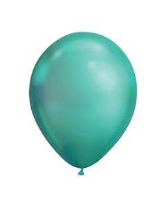 Chrome Green Balloons  12 pack unfilled