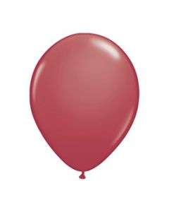 Cranberry Balloons  12 pack unfilled