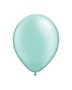 Pearl Mint Green Balloons  12 pack unfilled