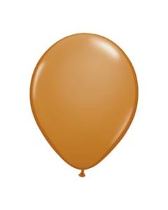 Mocha Brown Balloons  12 pack unfilled